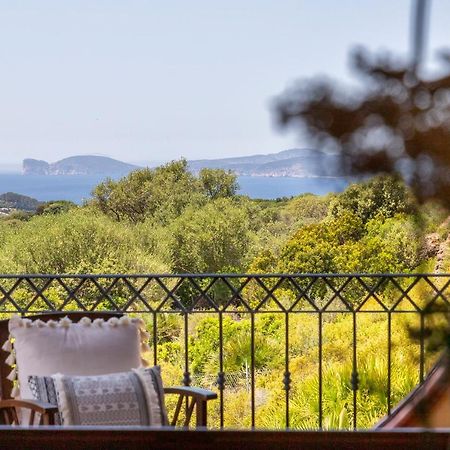Sardinia Re - Villa Martin Panoramic View Алгеро Екстериор снимка