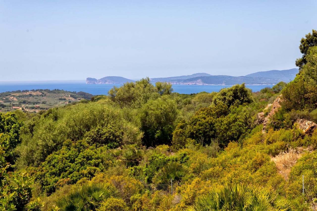 Sardinia Re - Villa Martin Panoramic View Алгеро Екстериор снимка